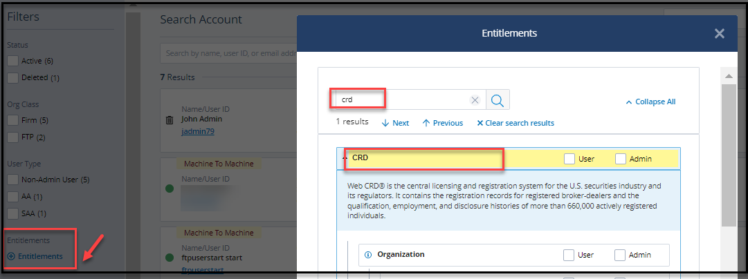 Section 5 Step 5 - Entitlement